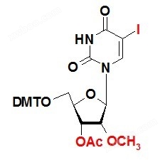 DMT保护性-5-碘-2´-甲氧基-3´-乙酰基-尿苷 5-I-DMT-2’-OMe-3’-Ac-U